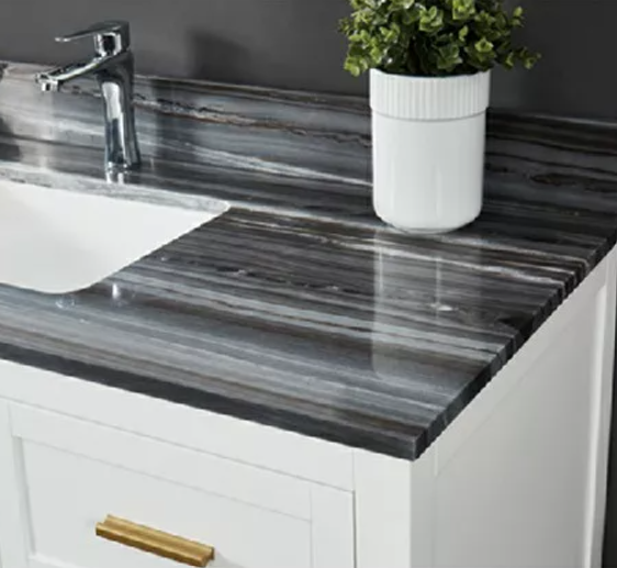 Bestview Ralph 48.8" White Painted Wood Floating Vanity